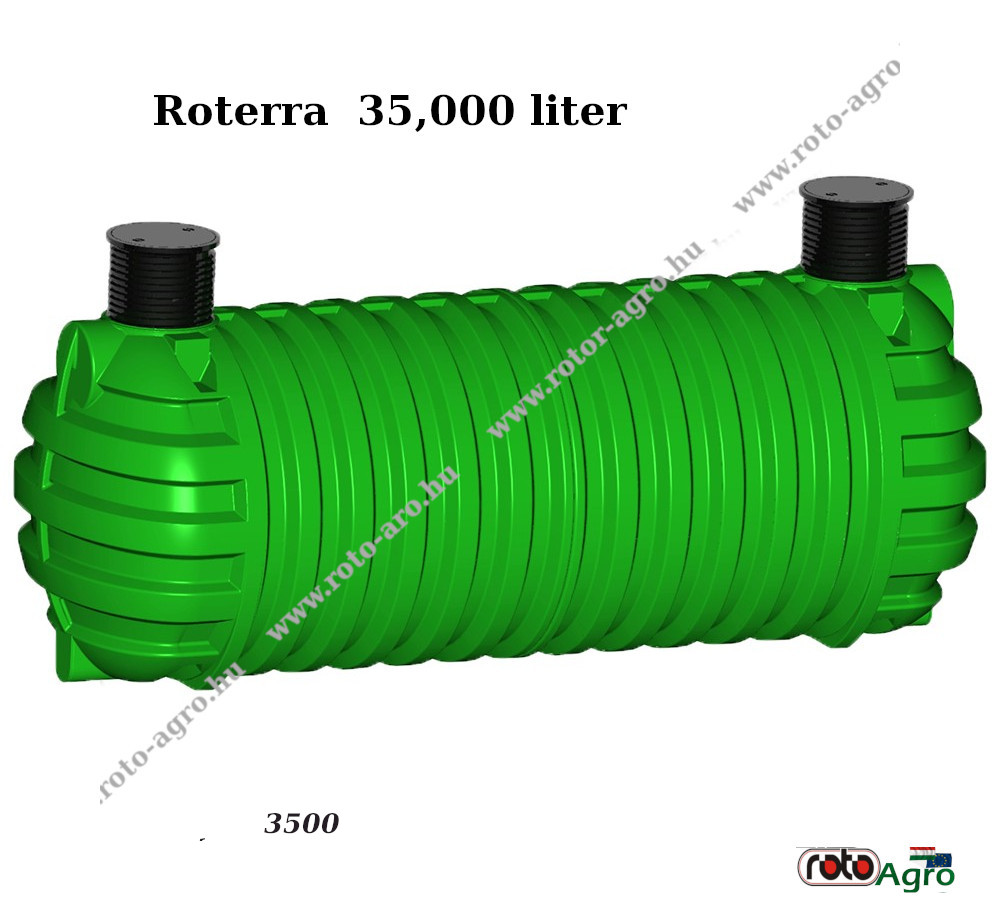 3500 RoTERRA 35,000 literes víztartály földalatti fedéllel 