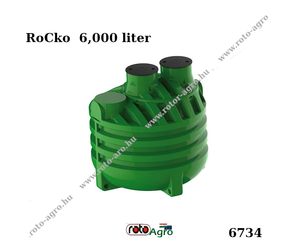 6734 RoCko víztartály 6,000 literes 2,300mm