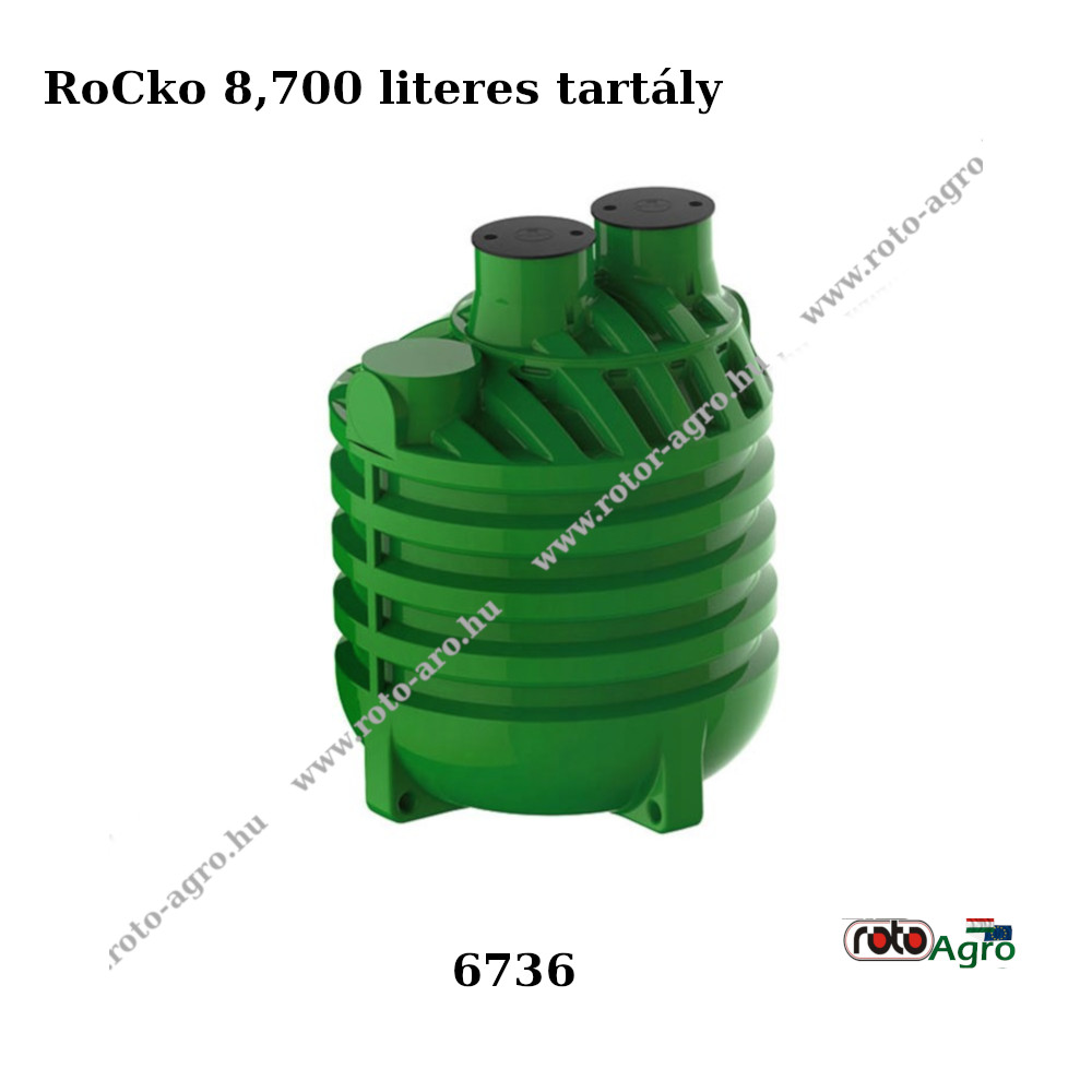 6736 RoCko víztartály 8,700 literes 2,300mm