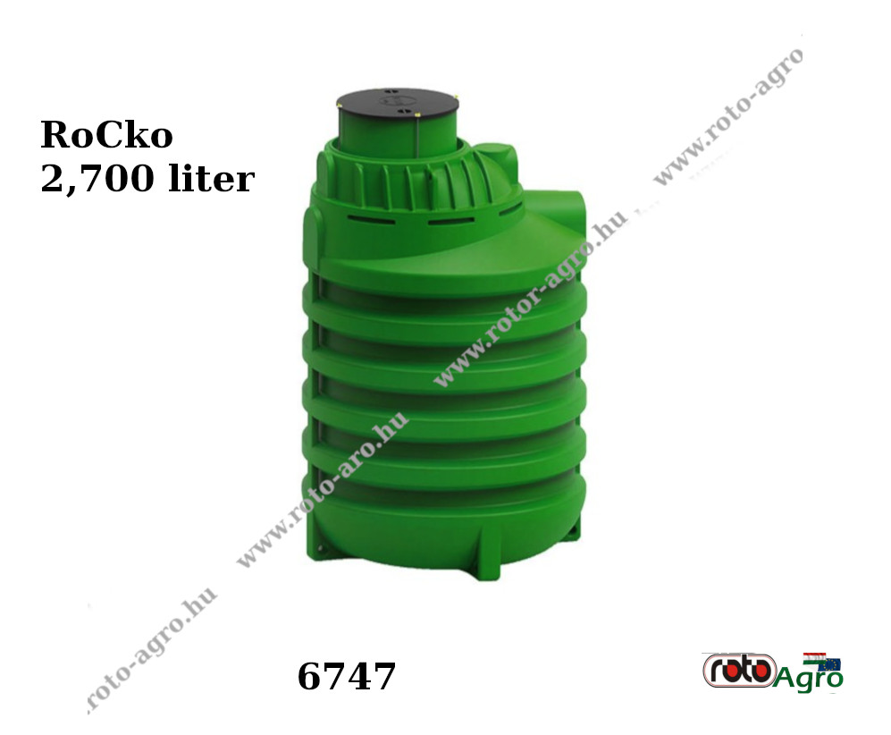 6747 RoCko víztartály 2700 literes 1,500 mm 
